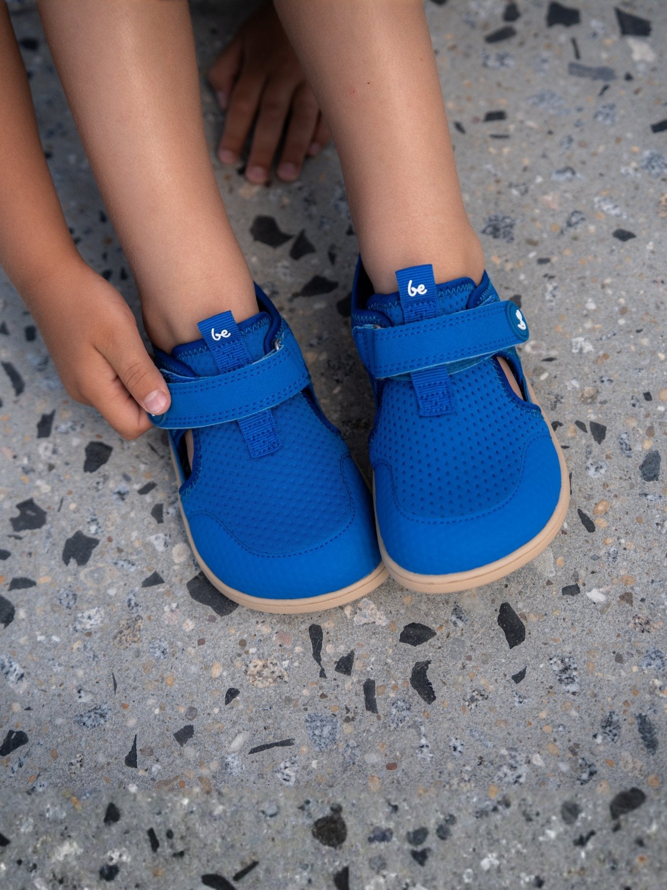 Детски босоноги сандали Be Lenka Zest Blue на детско стапало