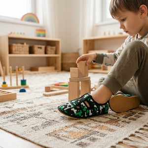 RAYVE Slippers Blocks - Детски босоноги топлинки