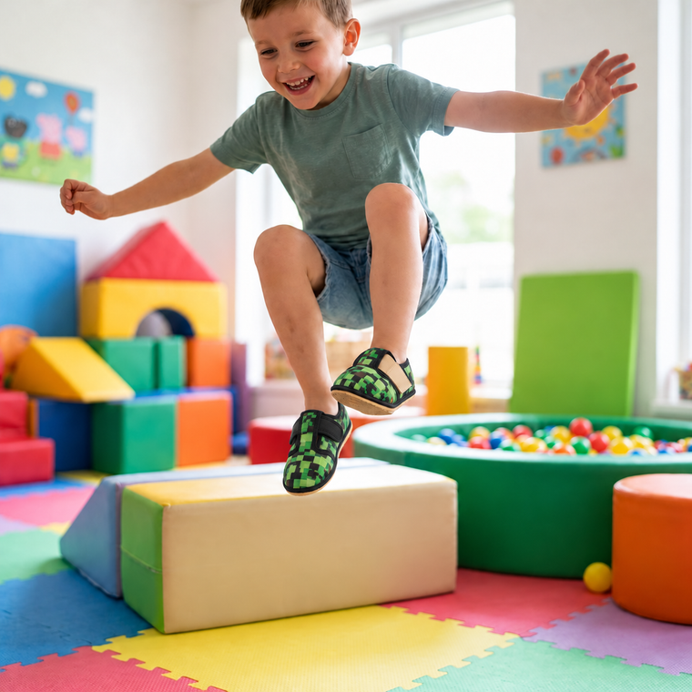 RAYVE Slippers Cubes - Детски босоноги топлинки