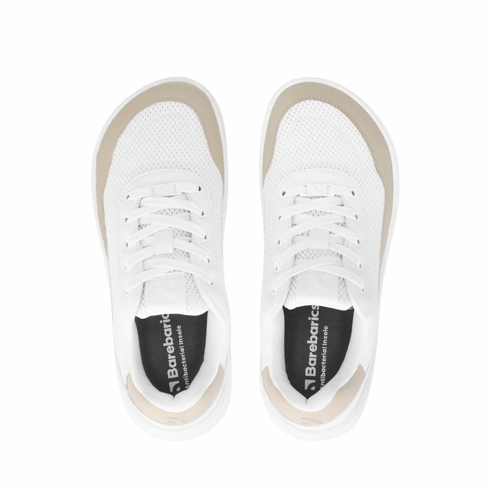 Barebarics Vaporo White Beige — босоноги патики со флексибилен ѓон, природно движење