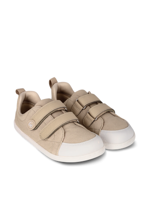 Be Lenka Canvi Kids Light Brown — босоноги патики за деца со PebbleComfort флексибилен ѓон