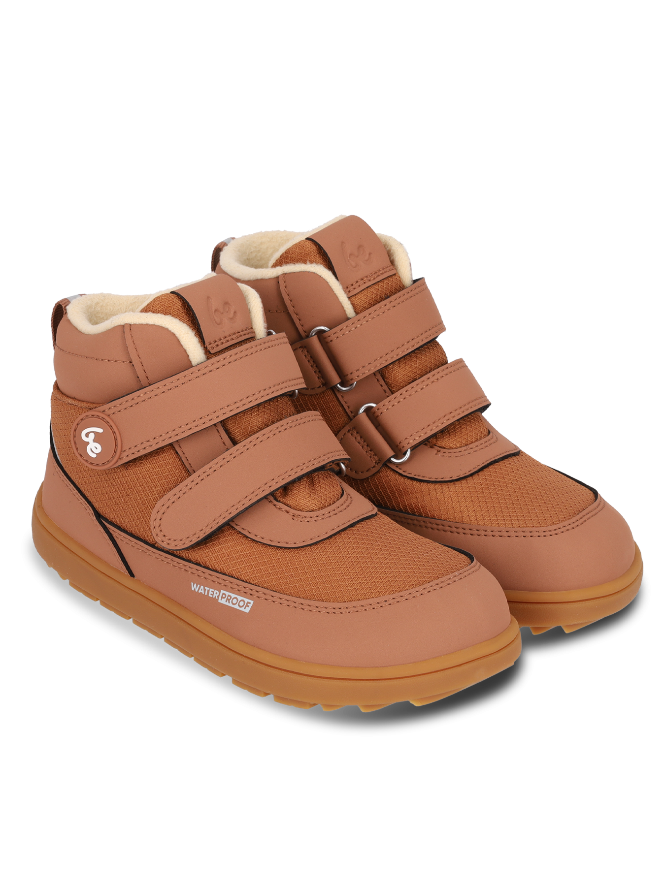 Детски чизми Be Lenka Zippu Kids all brown – пар чизми