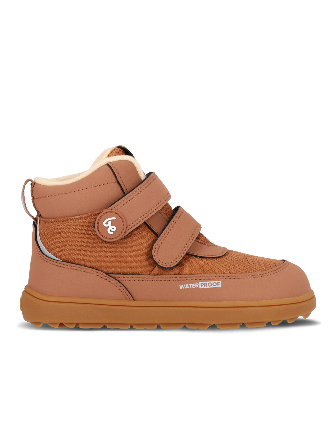 Детски чизми Be Lenka Zippu Kids all brown – страничен изглед