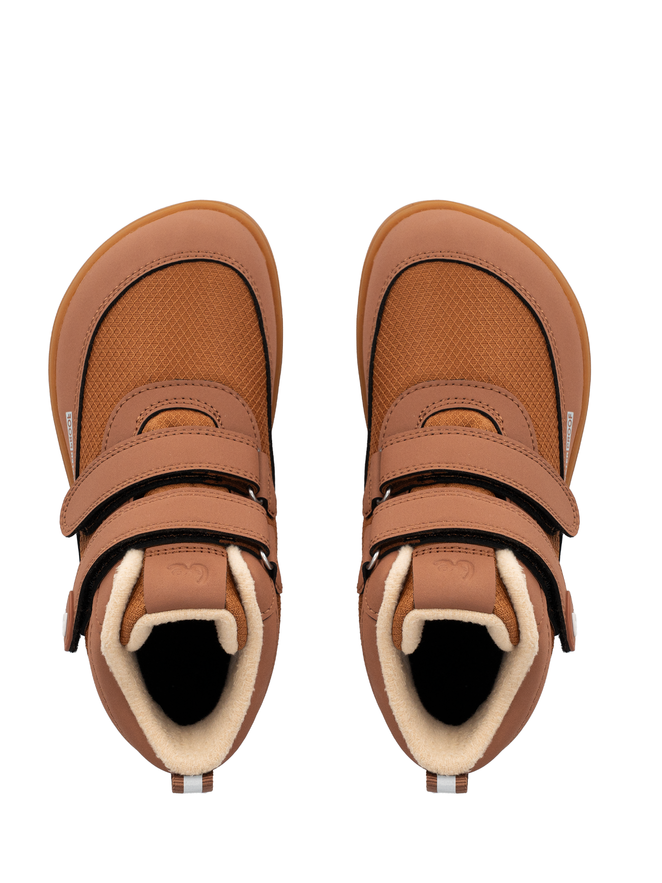 Детски чизми Be Lenka Zippu Kids all brown – горен изглед
