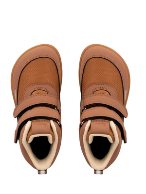 Детски чизми Be Lenka Zippu Kids all brown – горен изглед