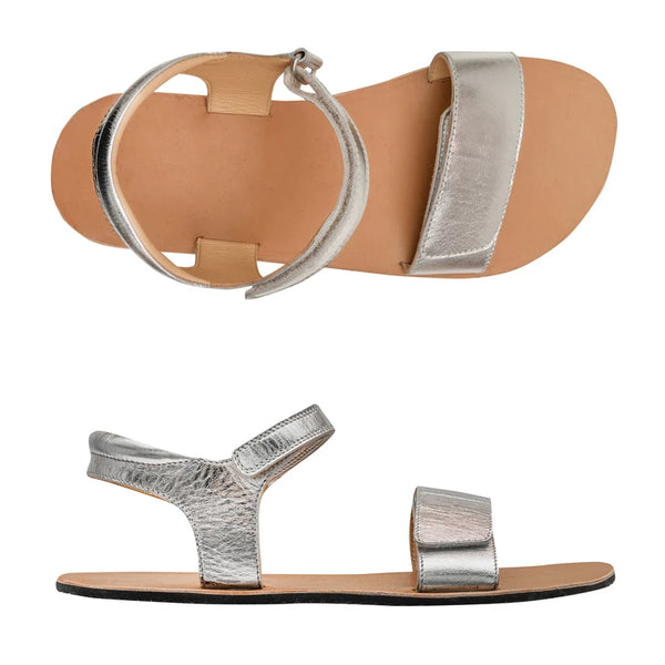4.Bare 4.Fun Cool Silver – женски босоноги сандали