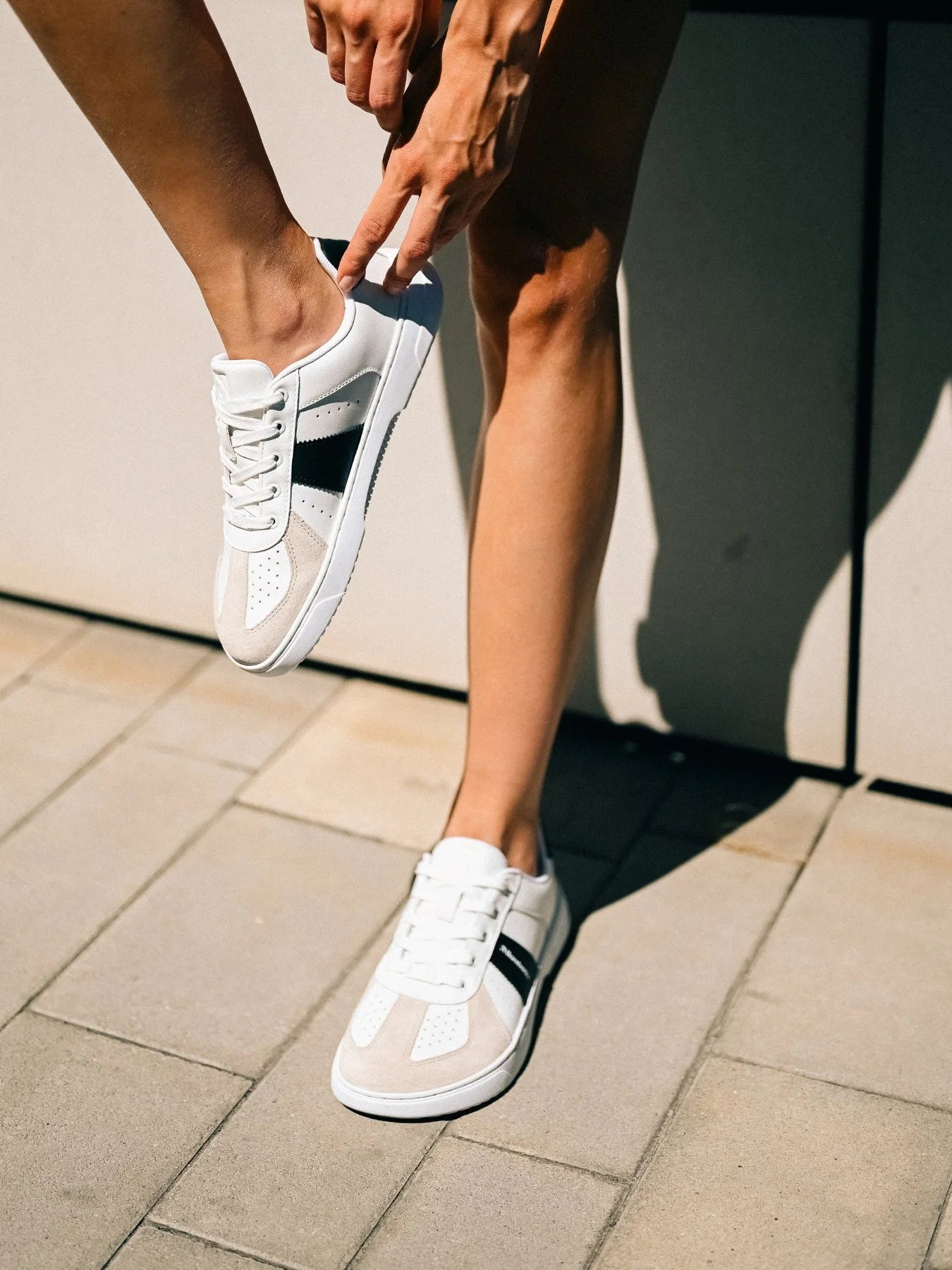 Unisex патики Barebarics Icara white beige – при облекување