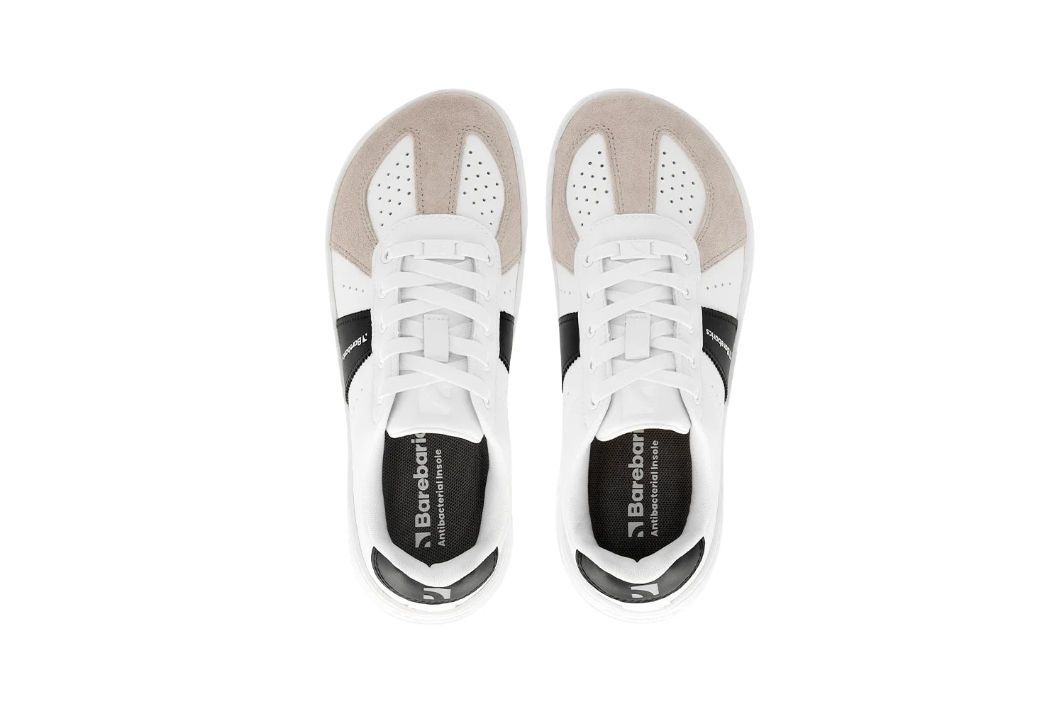 Unisex патики Barebarics Icara white beige – горен изглед